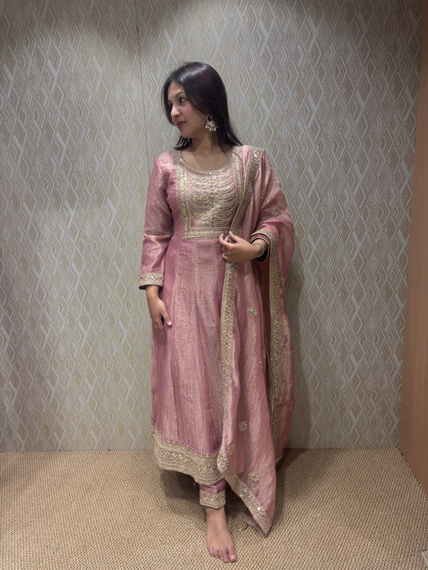 Indo-Western Silk Sharara Set – New Design