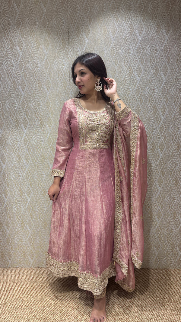 Indo-Western Silk Sharara Set – New Design