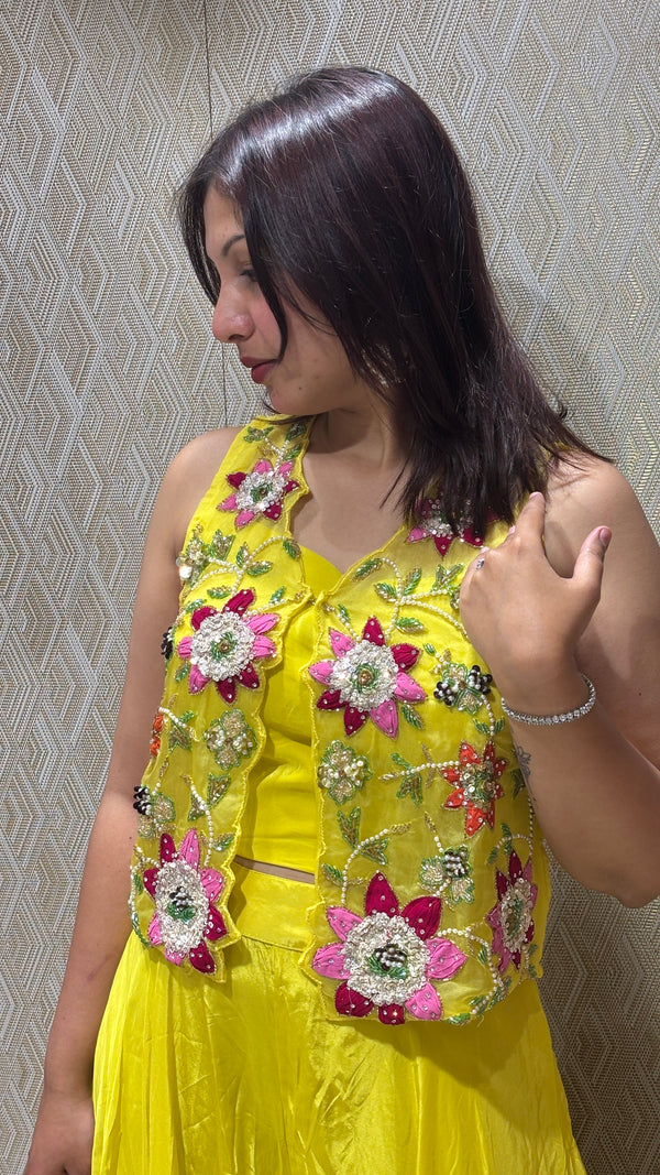 Bridal Haldi Look – Tapeta Silk