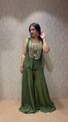 Three-Piece Jacket Style Indo-Western